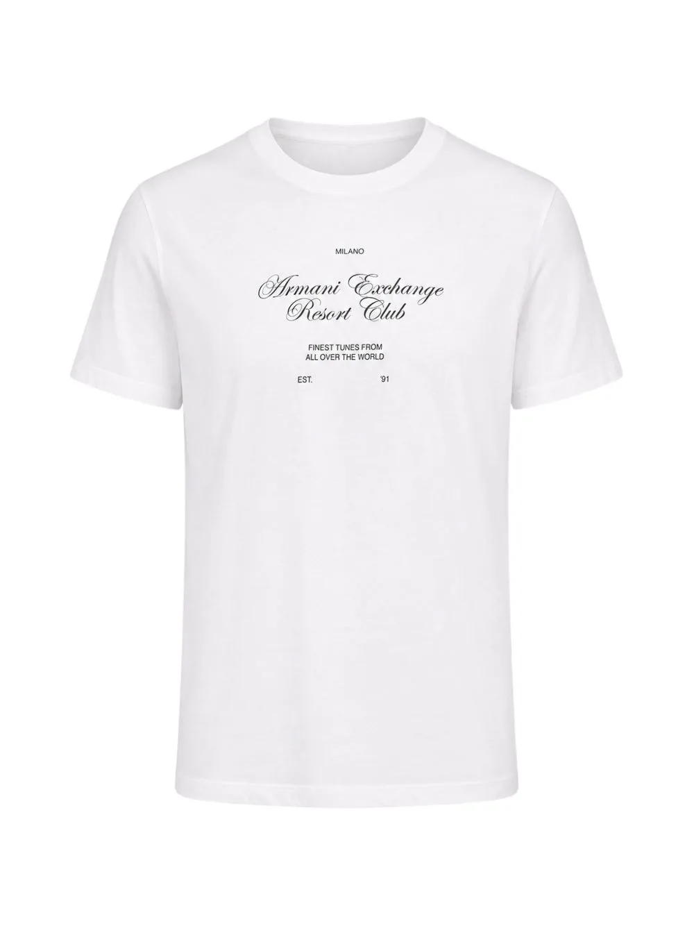 Logo-Print Crew-Neck T-Shirt by Armani Exchange