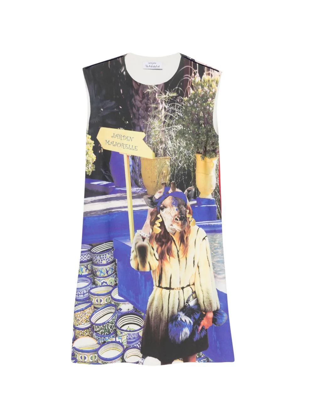 Jardin Majurelle Sleeveless Dress by The Artistylist