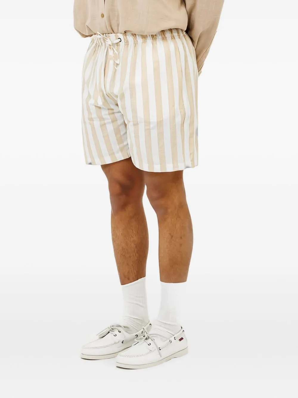 Seseh Icon Stripe Drawstring Shorts by LAST CALL FOR