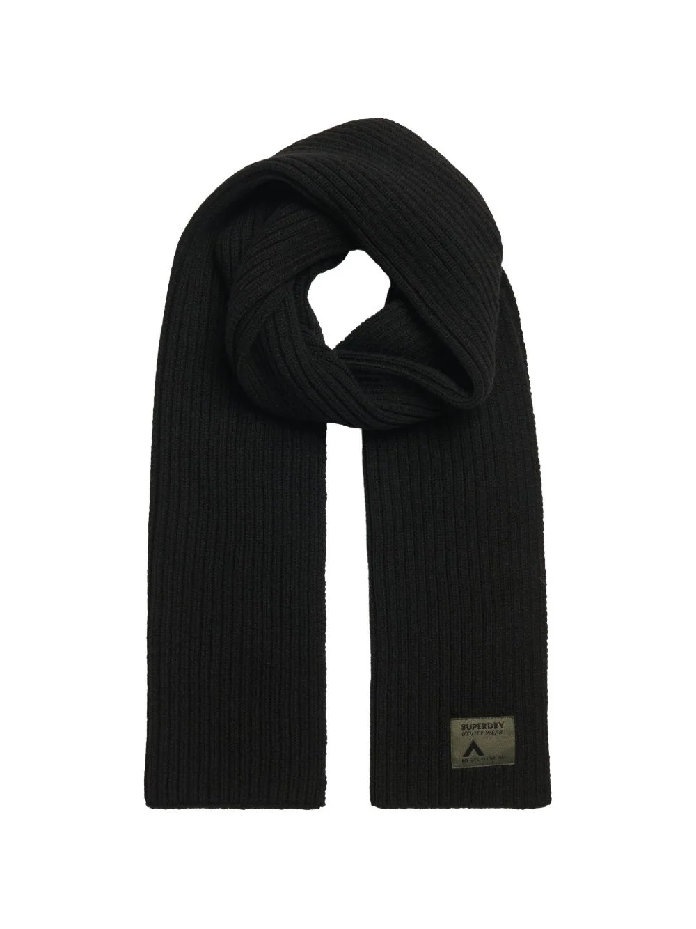 Ribbed-Knit Scarf by Superdry