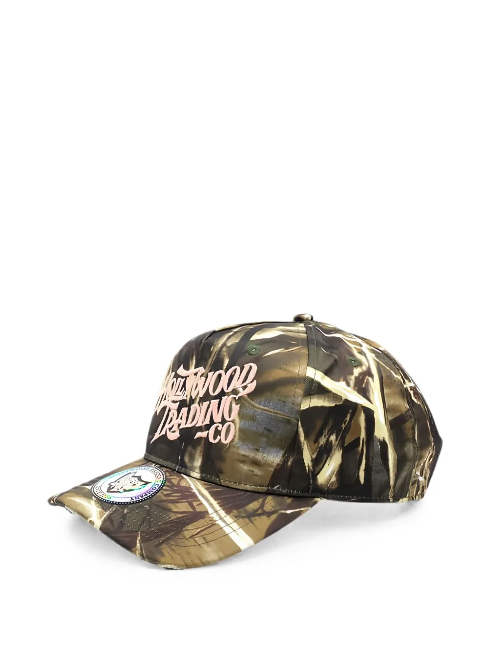 Camo-Print Embroidered Baseball Cap by Htc Los Angeles