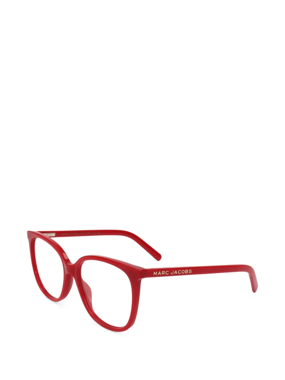 Logo-Print Geometric-Frame Glasses by Marc Jacobs Eyewear