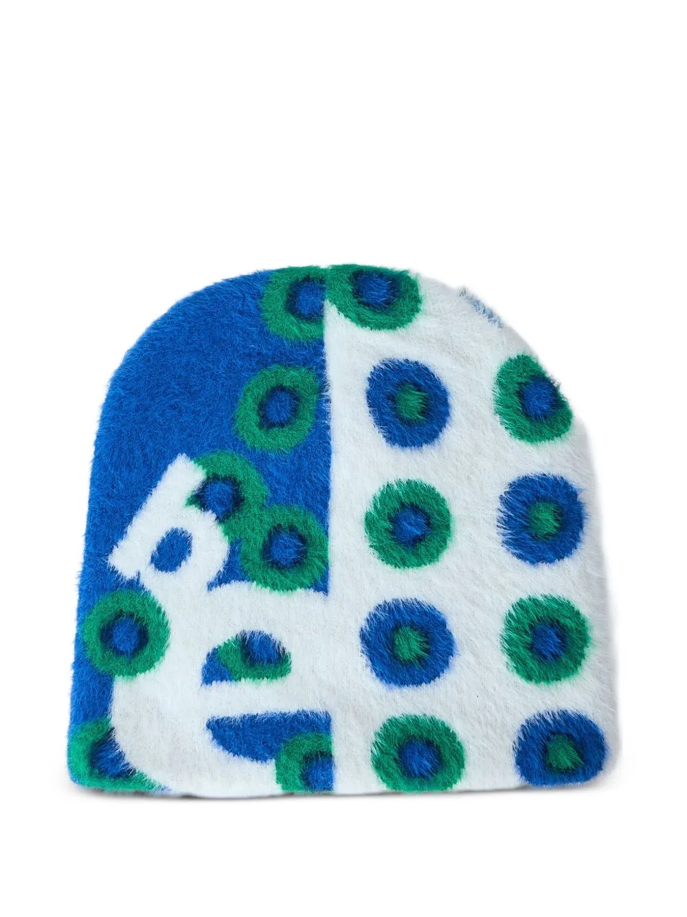 Department Patterned Beanie Hat by b.Eautiful