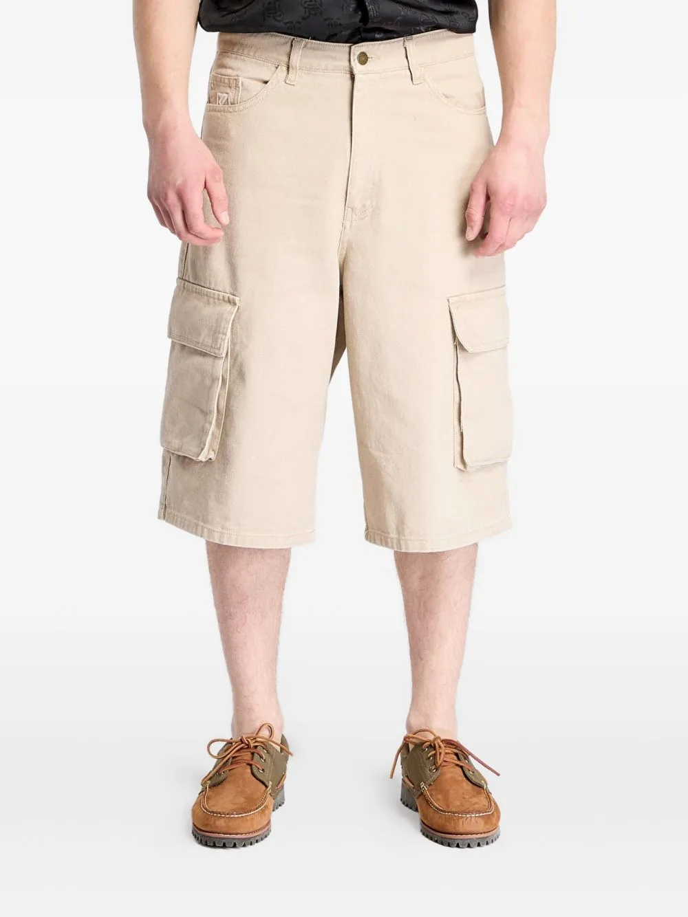 Knee-Length Cargo Shorts by karl kani