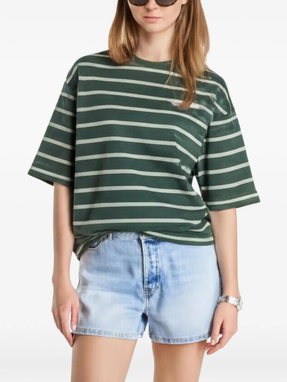 Striped Oversized T-Shirt by NEW ERA CAP