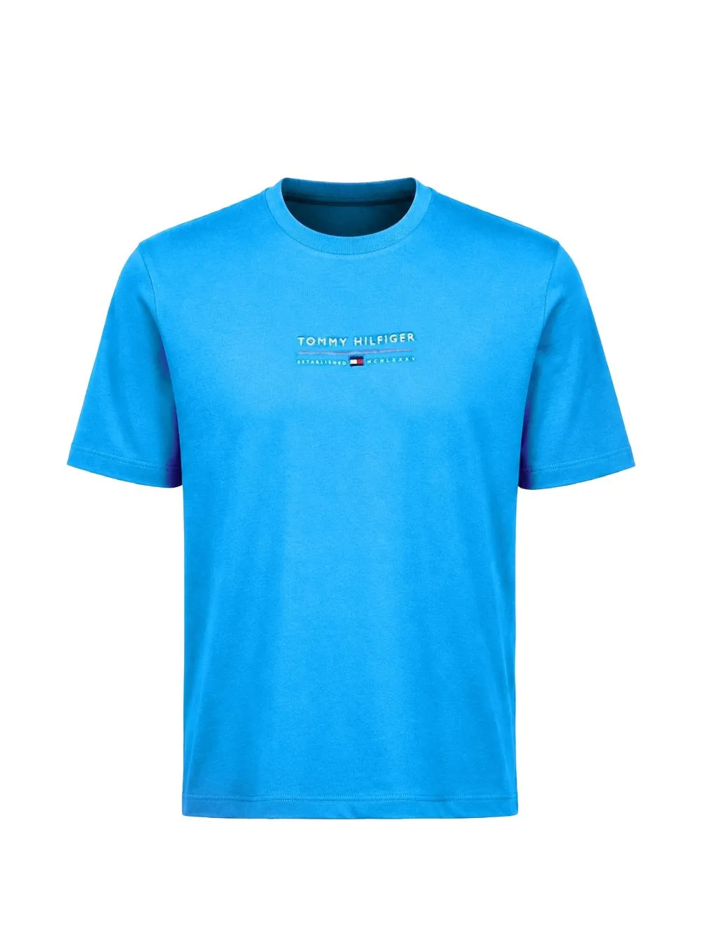 Logo-Embroidered Cotton T-Shirt by Tommy Hilfiger
