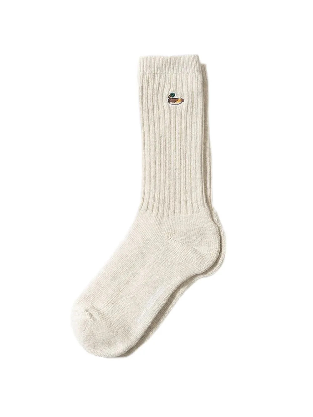 Duck Ribbed-Knit Socks by Edmmond Studios
