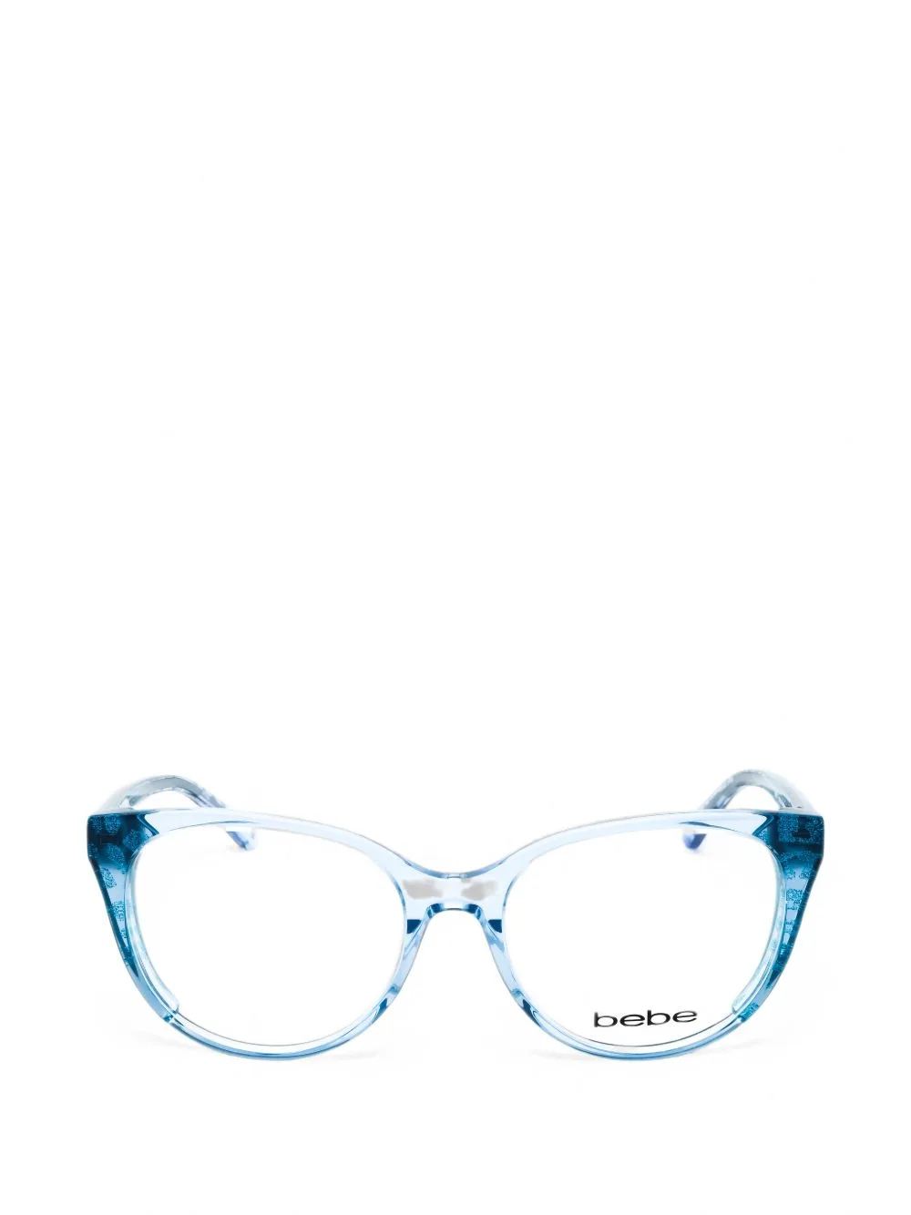 Animal-Print Cat-Eye Glasses by Bebe
