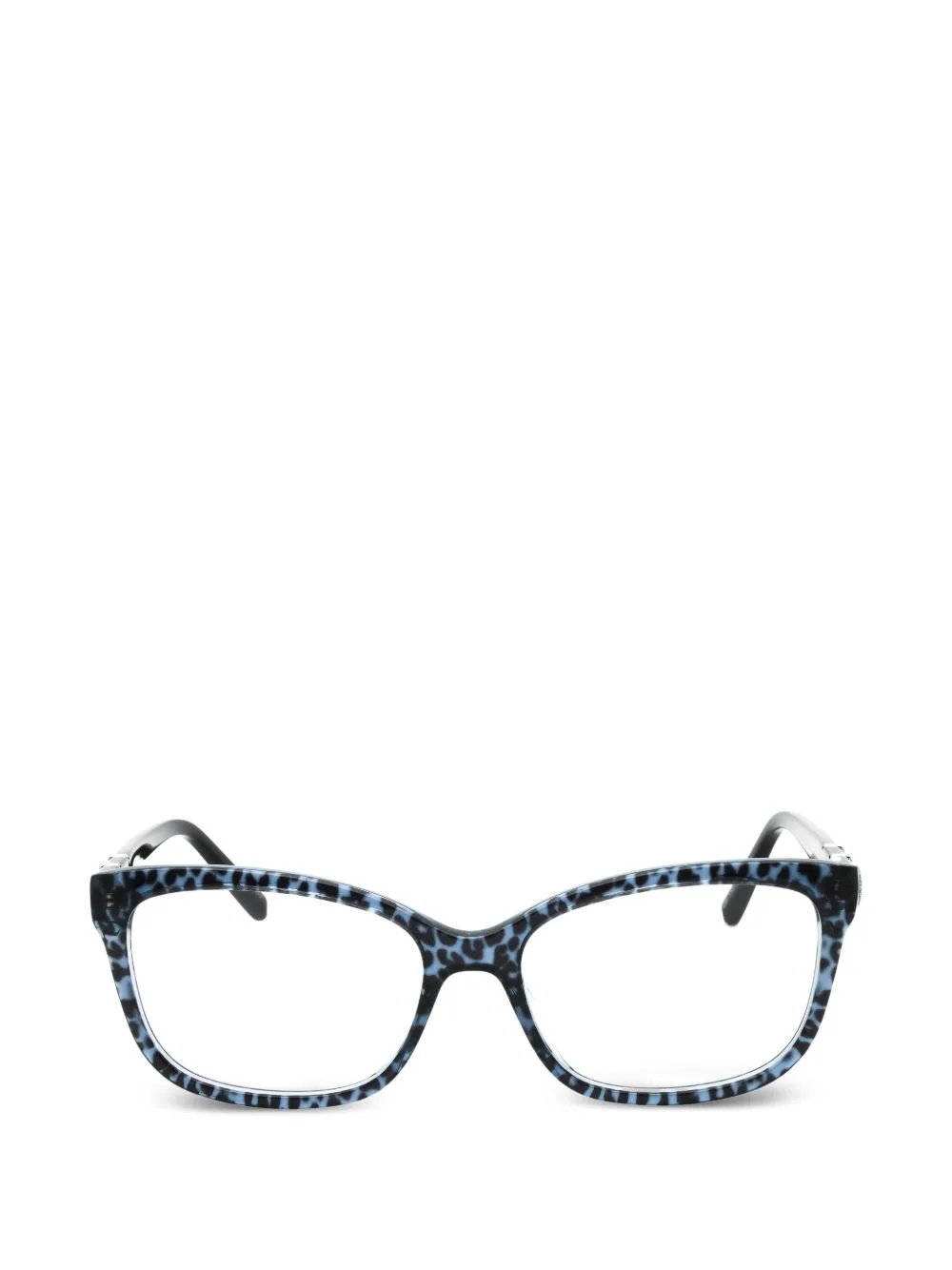 Leopard-Print Rectangle-Frame Glasses by Jones New York