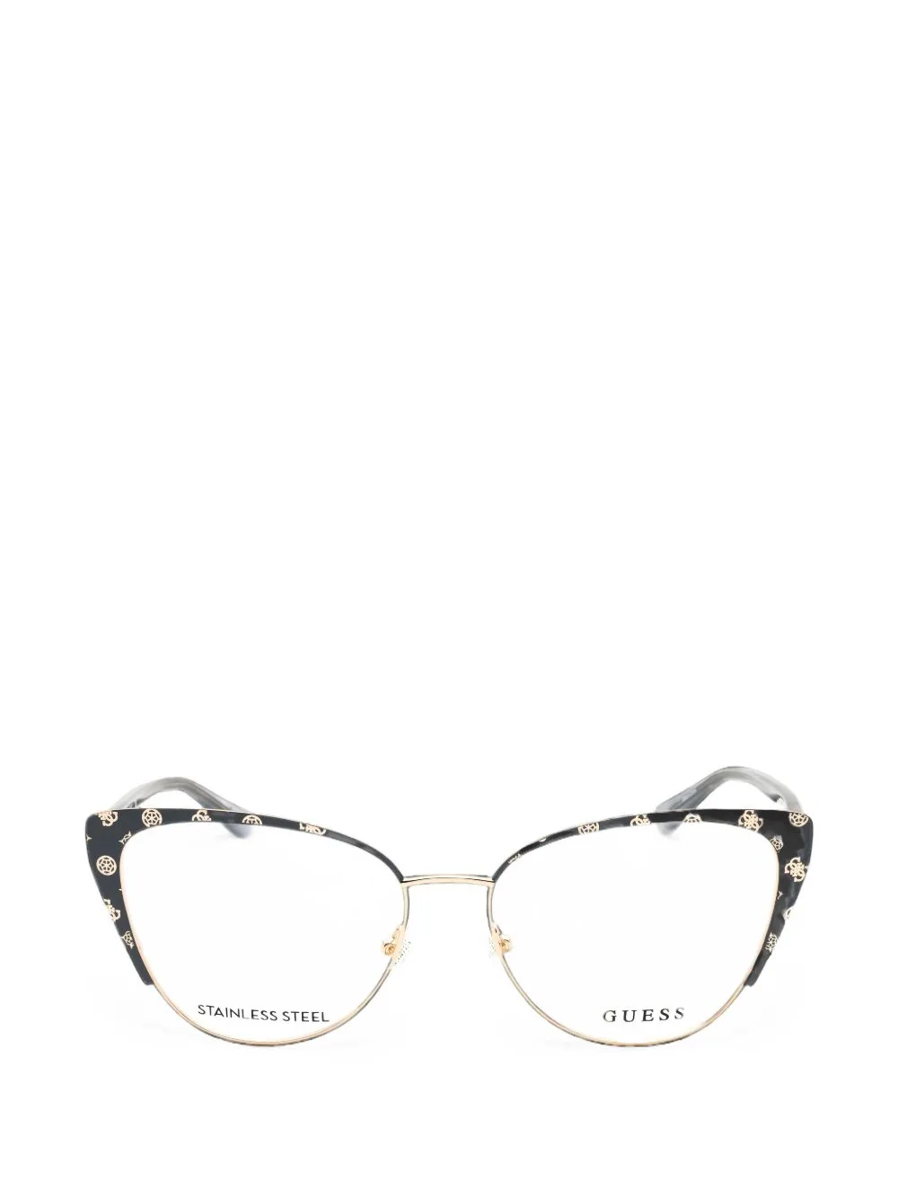 Logo-Print Cat-Eye Glasses by GUESS EYEWEAR