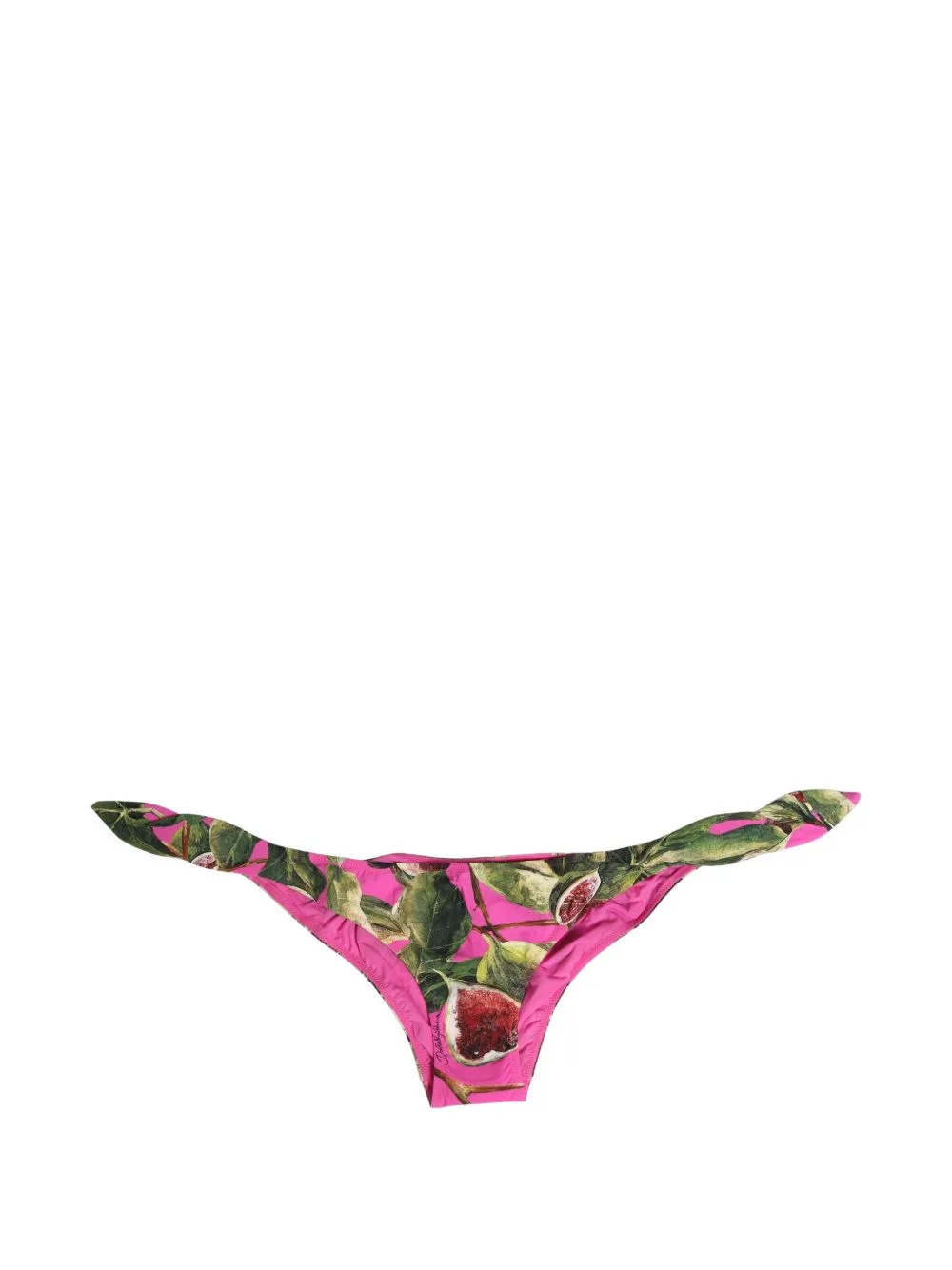 Fig-Print Bikini Bottoms by Dolce & Gabbana