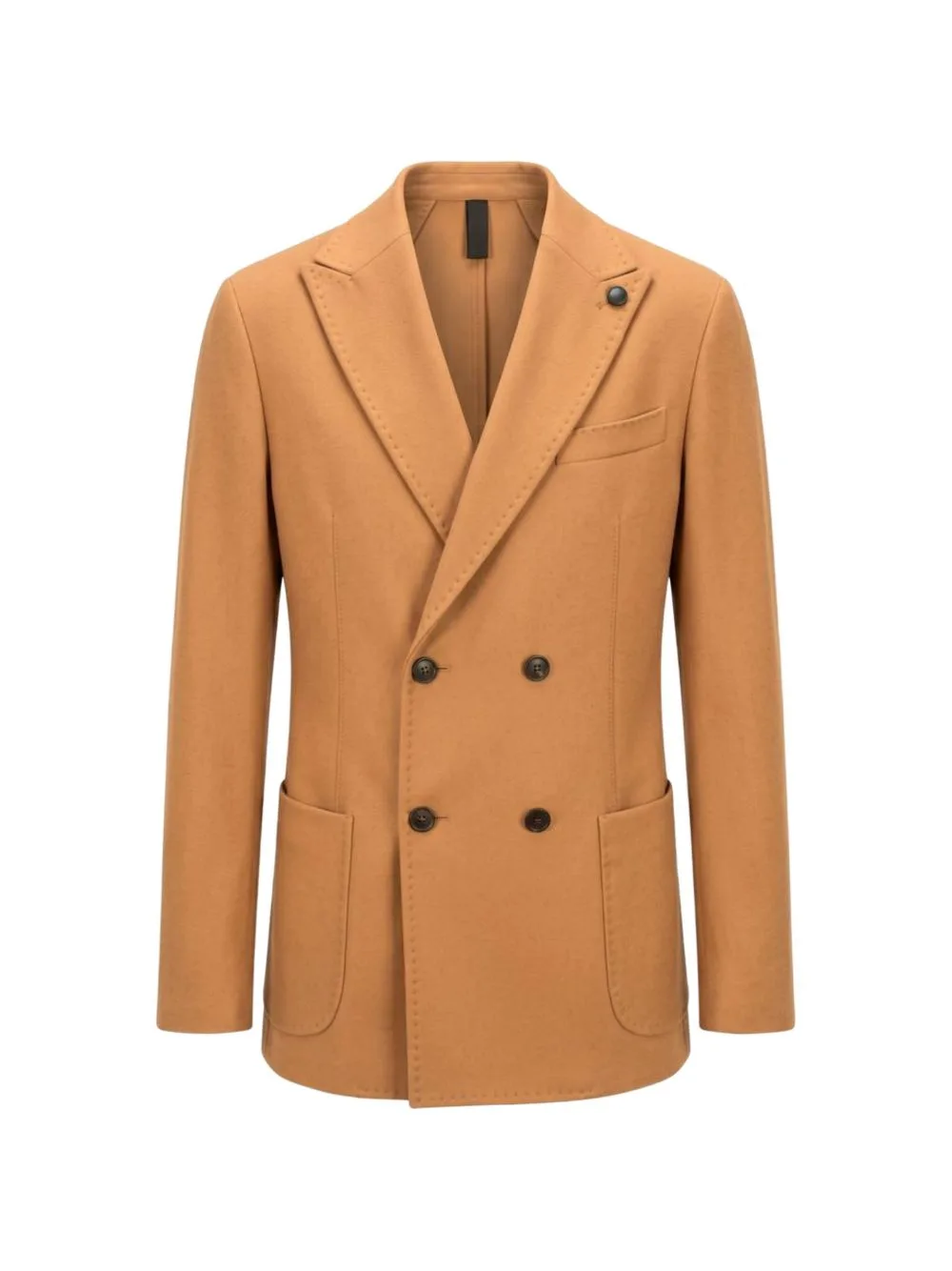 Double-Breasted Peak-Lapel Jacket by Roberto Pepe Luxury