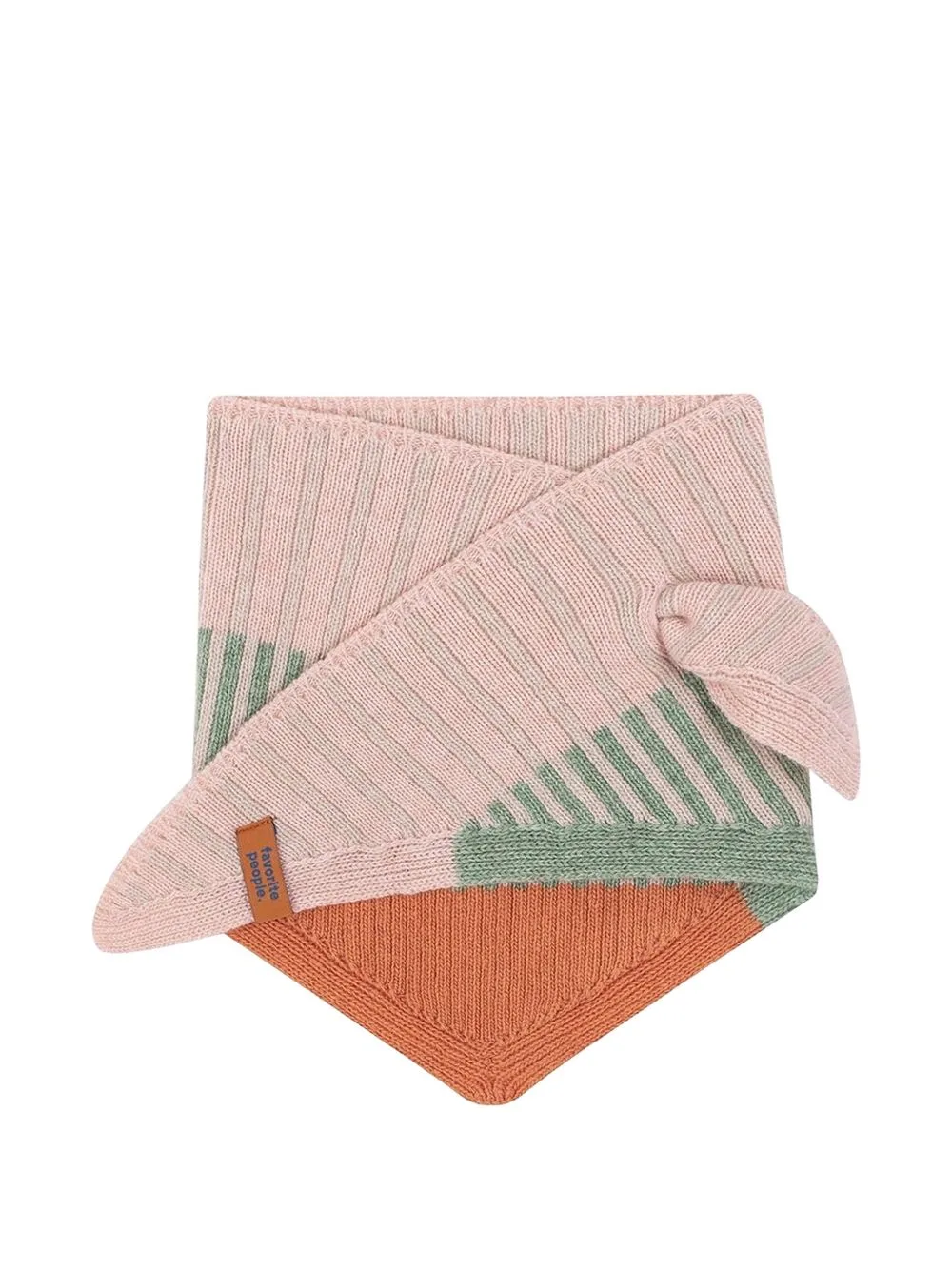 Fairground Striped Triangle Scarf by Favorite People