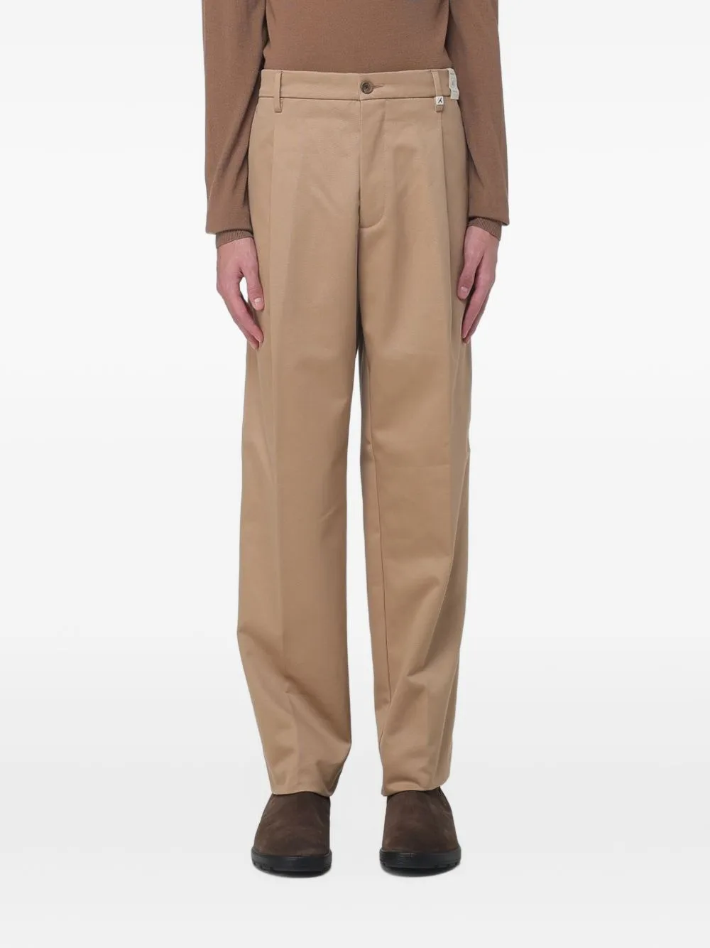 Pleated Straight-Leg Trousers by Myths