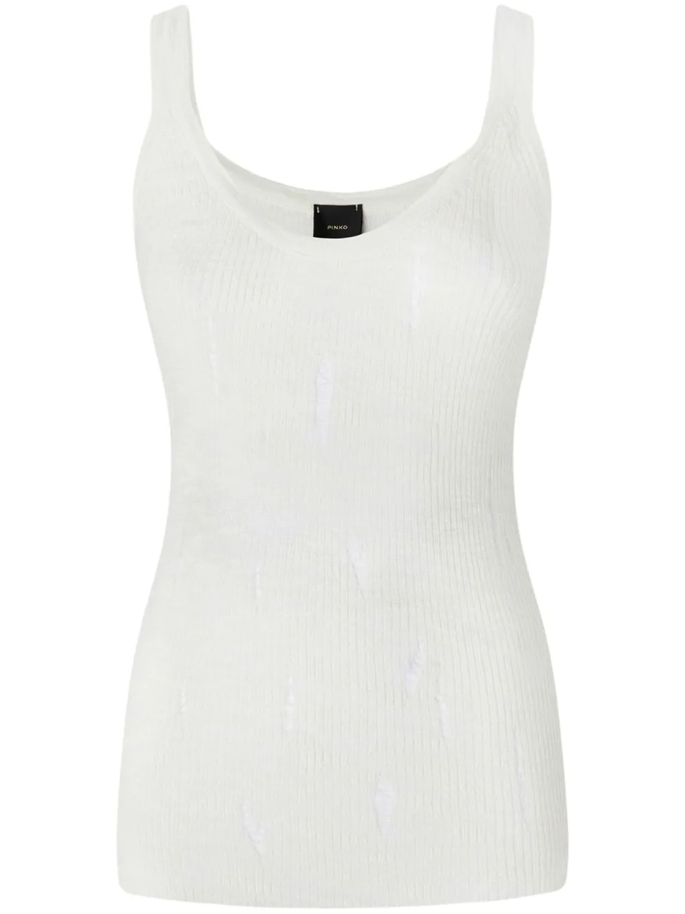 Ripped Tank Top by PINKO
