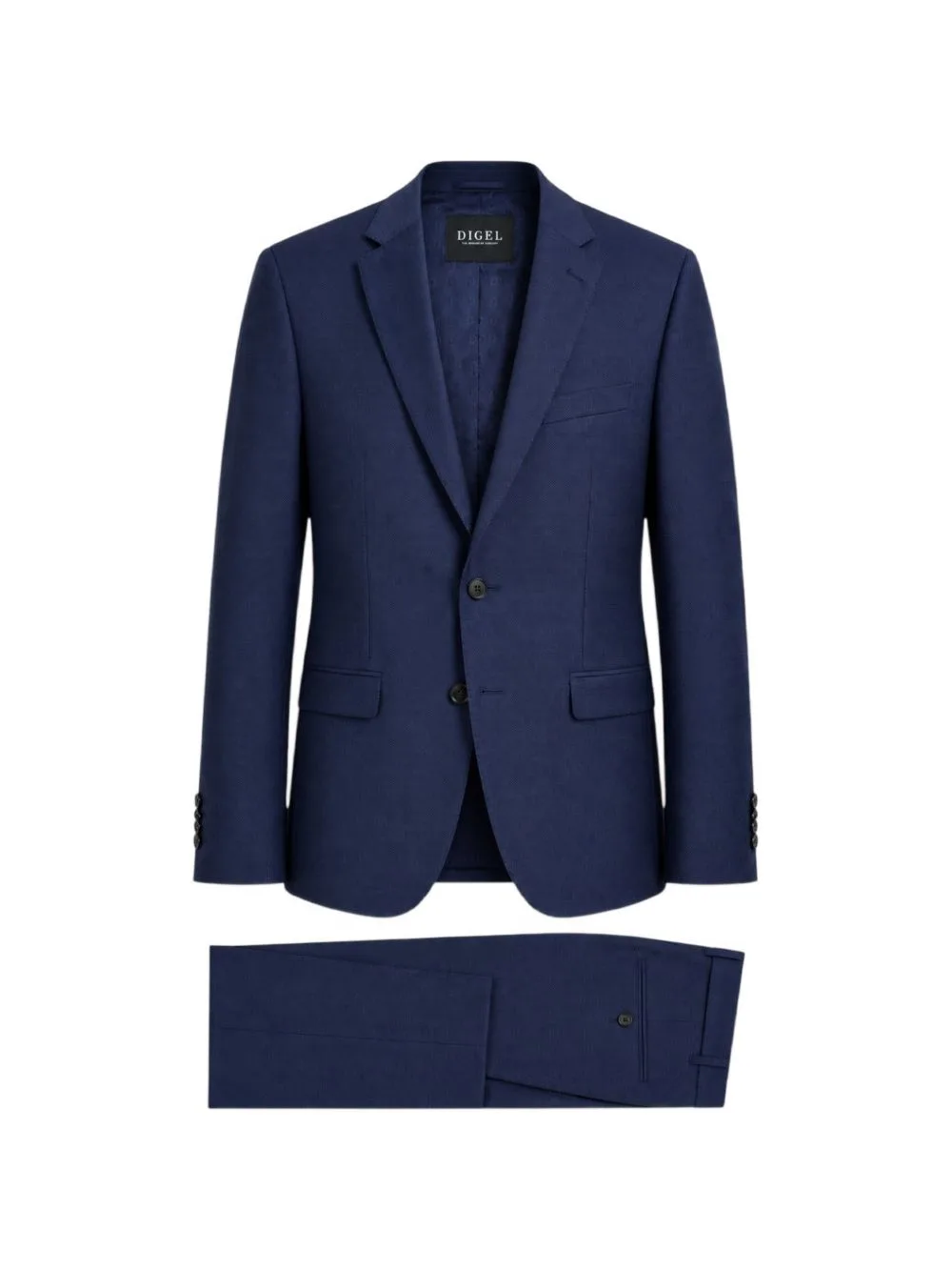 Textured Single-Breasted Suit by Digel