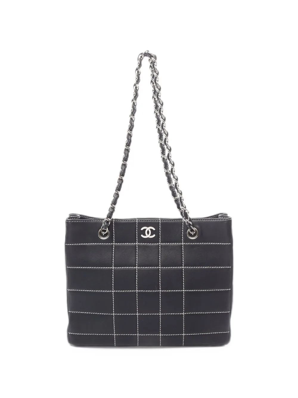 2002-2003 Wild Stitch Chocolate Bar Shoulder Bag by CHANEL Pre-Owned