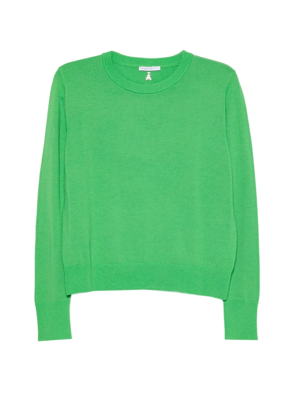 Fine-Knit Crew-Neck Sweater by Patrizia Pepe