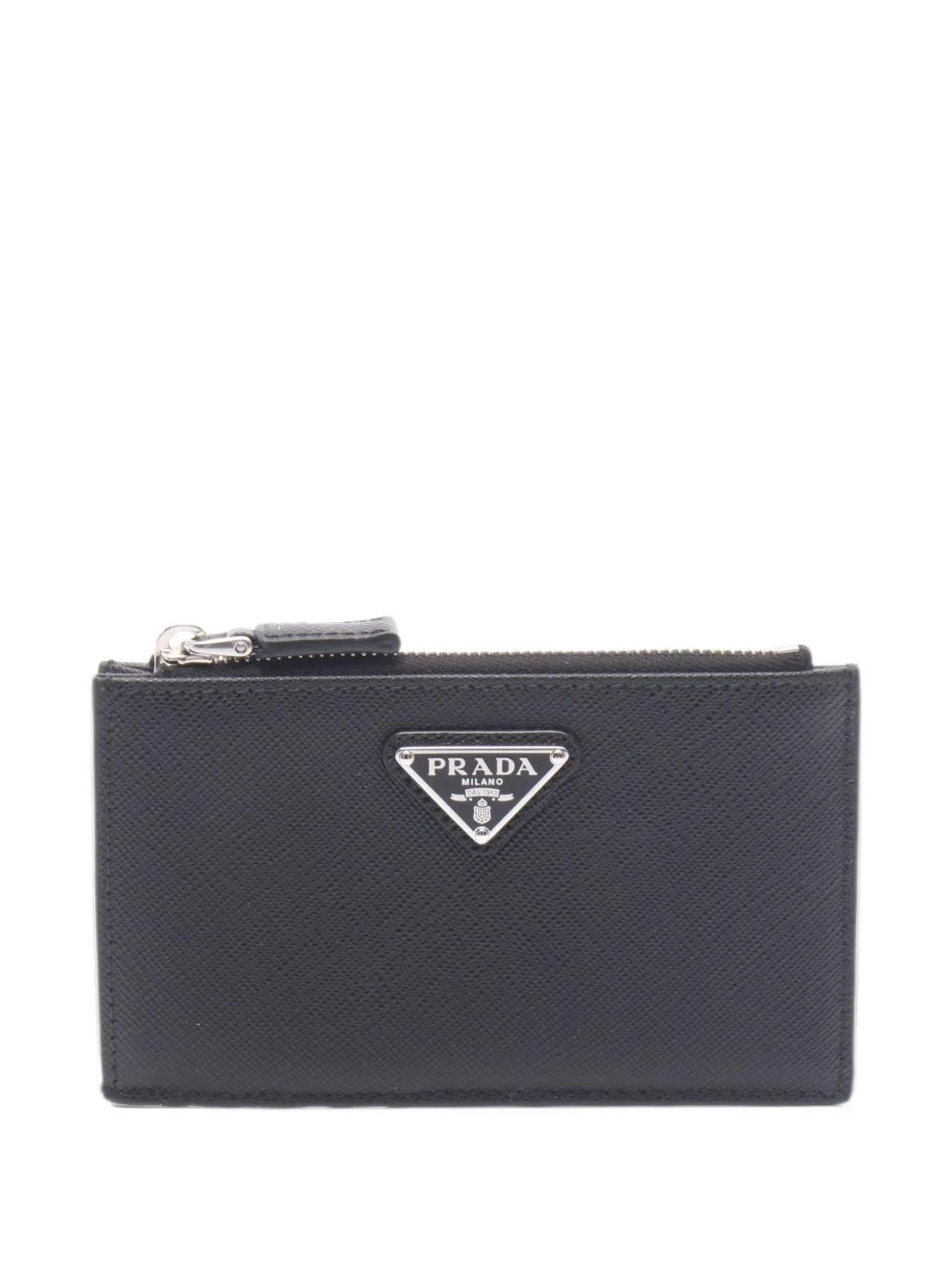 Triangle-Plaque Card Case by Prada Pre-Owned
