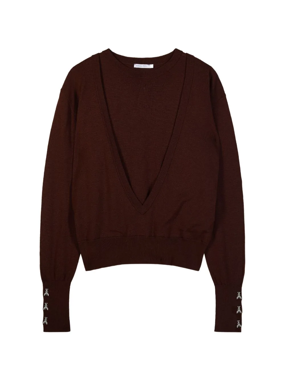 Layered-Effect Fine-Knit Sweater by Patrizia Pepe