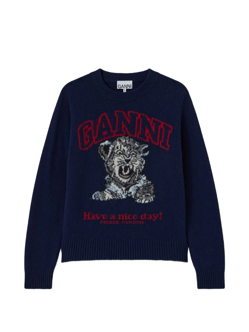 Jumper with Tiger by GANNI