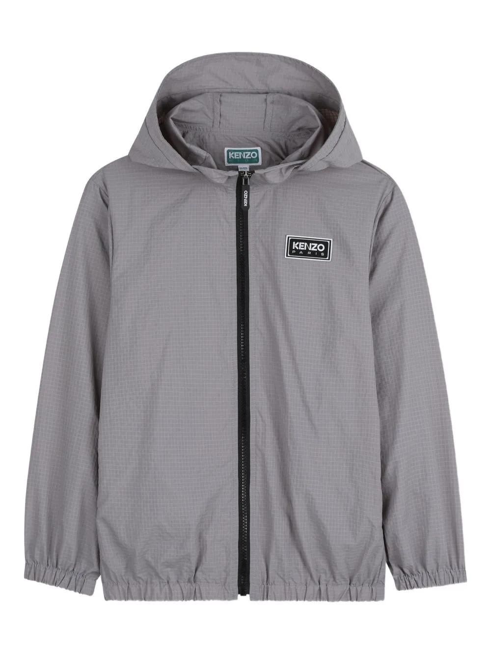 Logo-Appliqué Hooded Windbreaker by Kenzo Kids