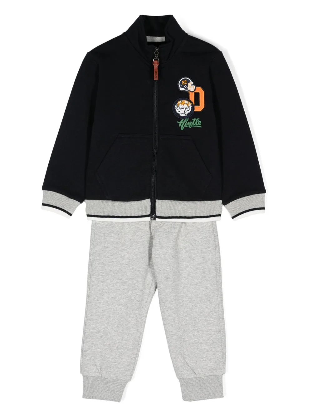 Embroidered-Patch Tracksuit Set by Lapin House