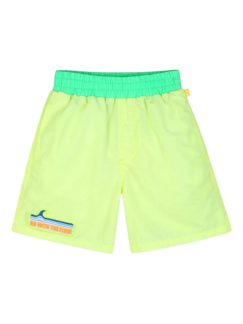 Patch-Detail Swim Shorts by Billieblush