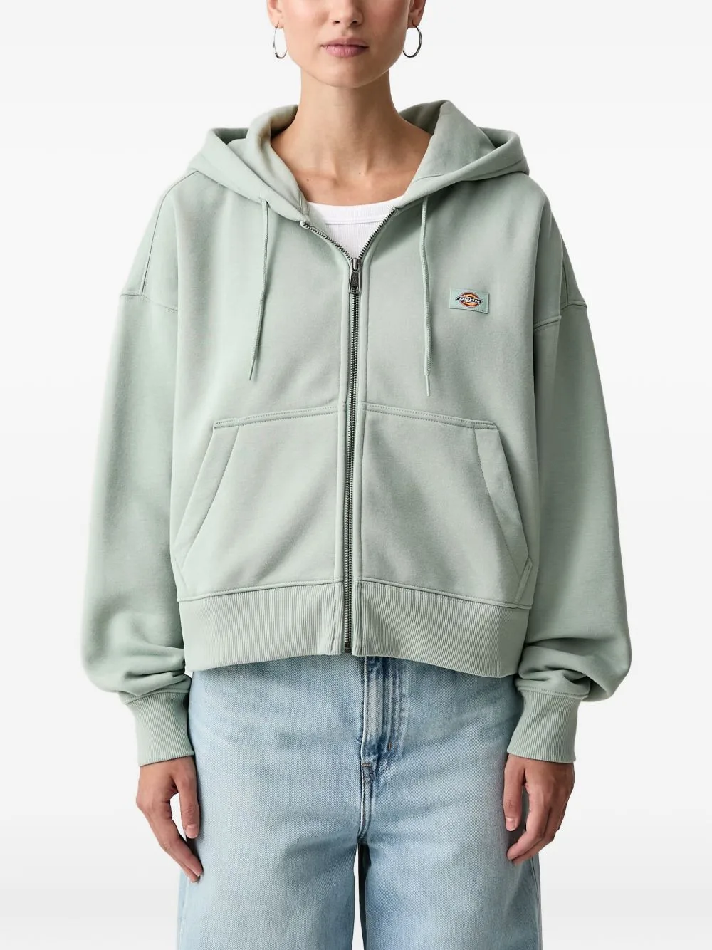Logo-Patch Zip-Up Hoodie by DICKIES
