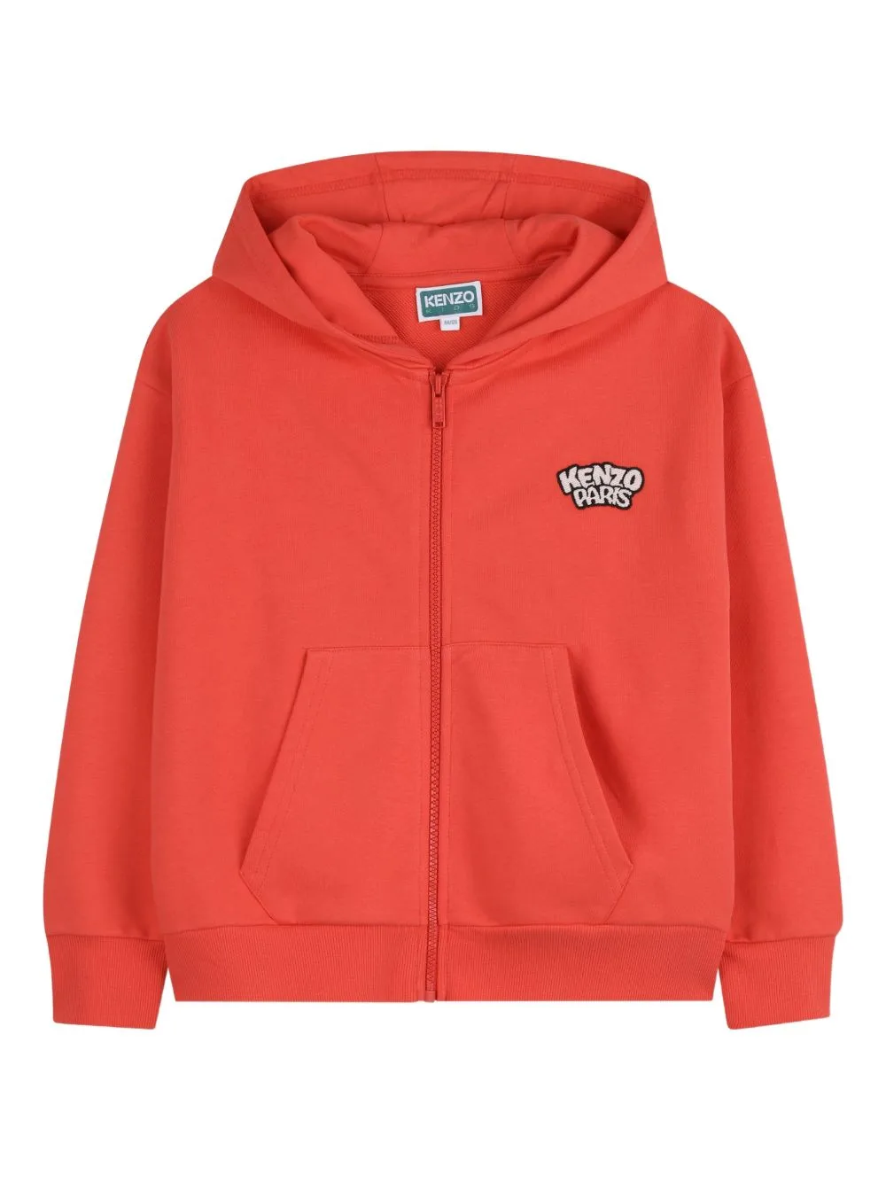 Zip-Fastening Hoodie by Kenzo Kids
