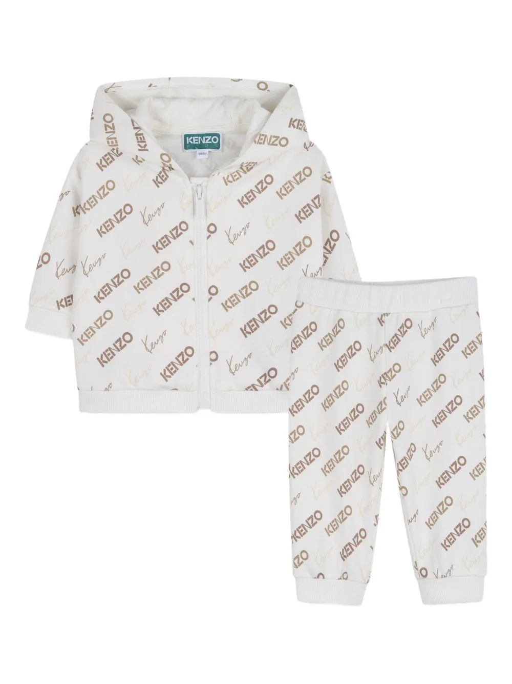 Logo-Print Tracksuit by Kenzo Kids