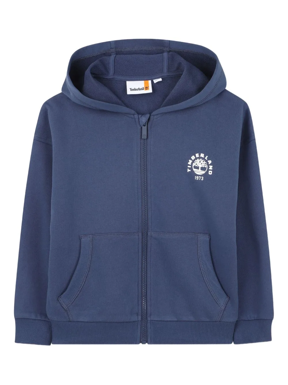 Logo Zip Hoodie by Timberland Kids