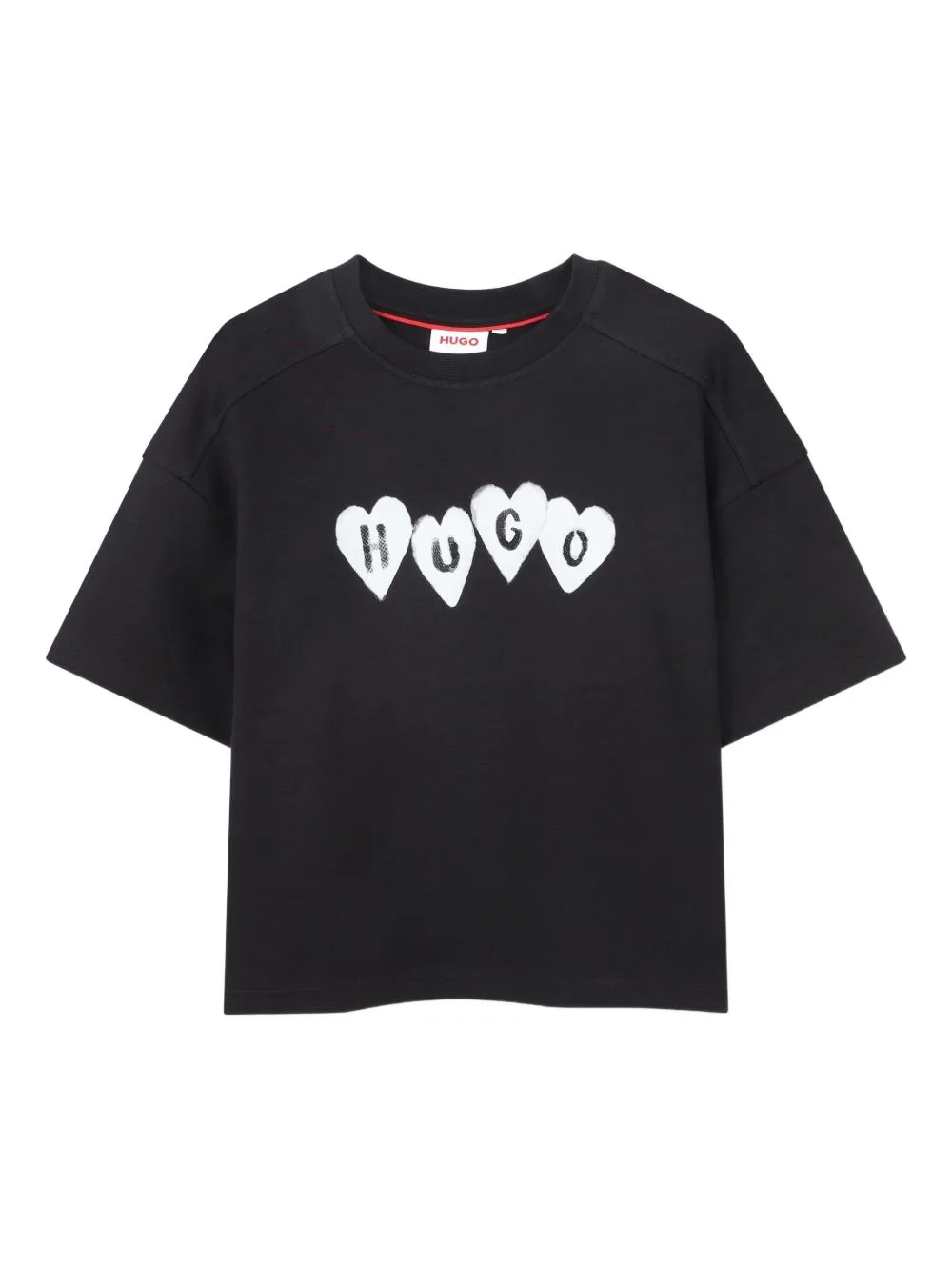 Heart-Print T-Shirt by HUGO KIDS