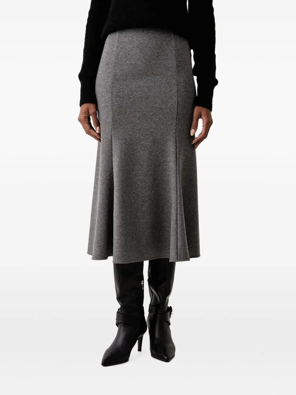 Panelled Trumpet Midi Skirt by Patrizia Pepe