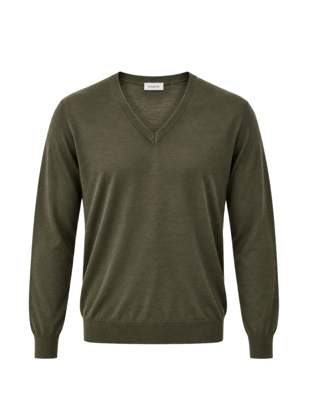 V-Neck Knitted Sweater by Bungalow