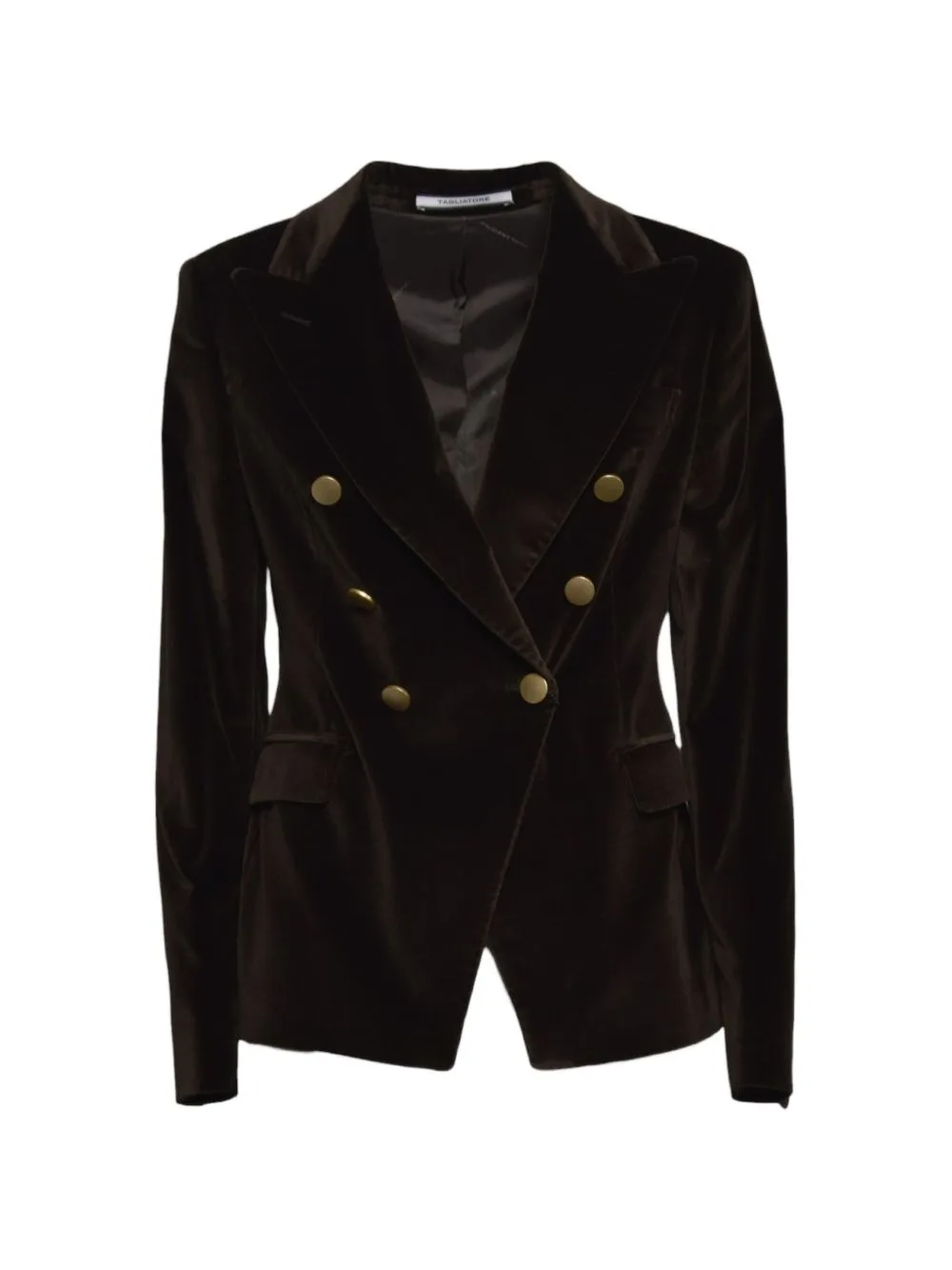 Double-Breasted Velvet Blazer by Tagliatore