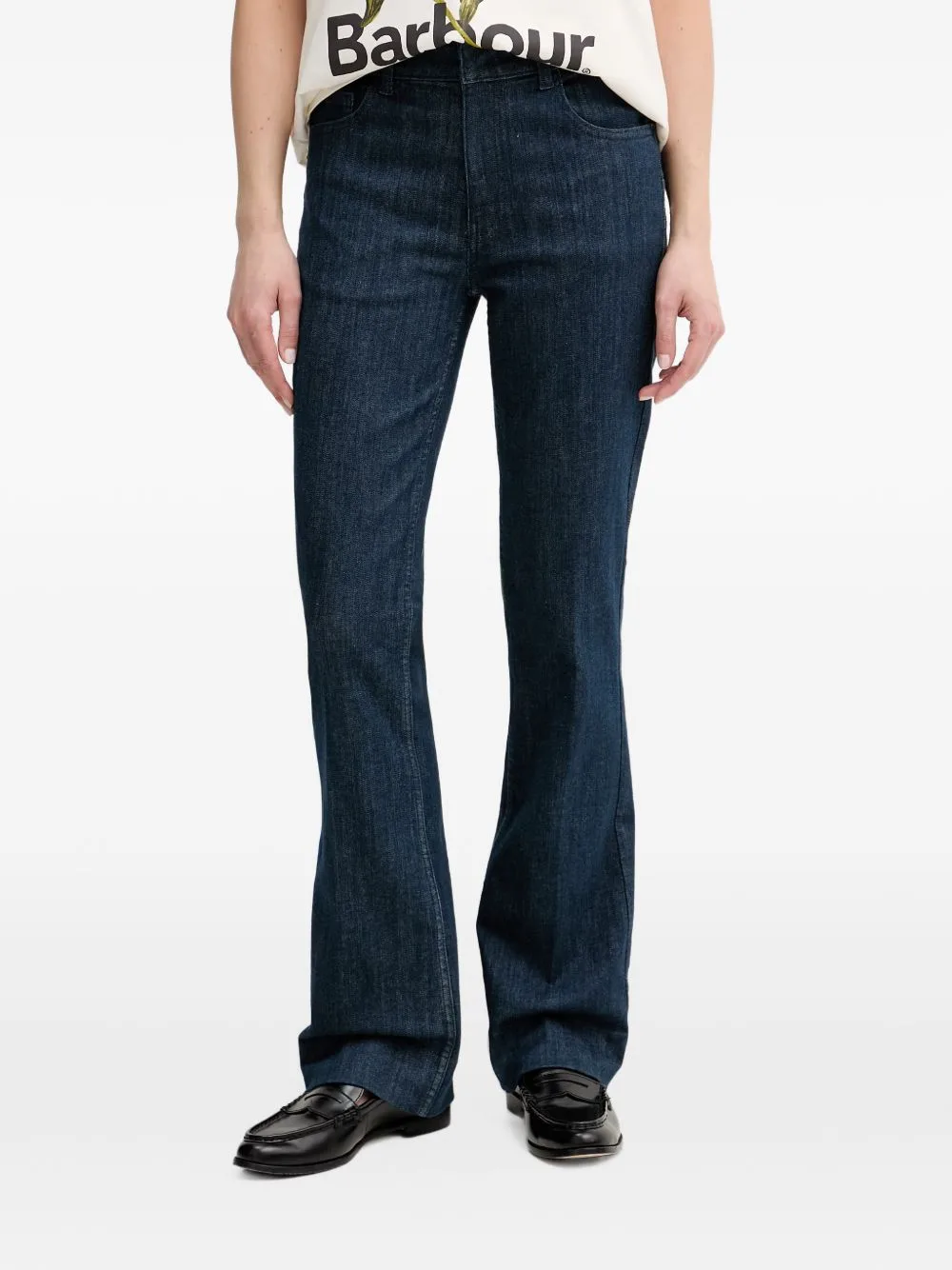 Flared-Leg Jeans by Benetton
