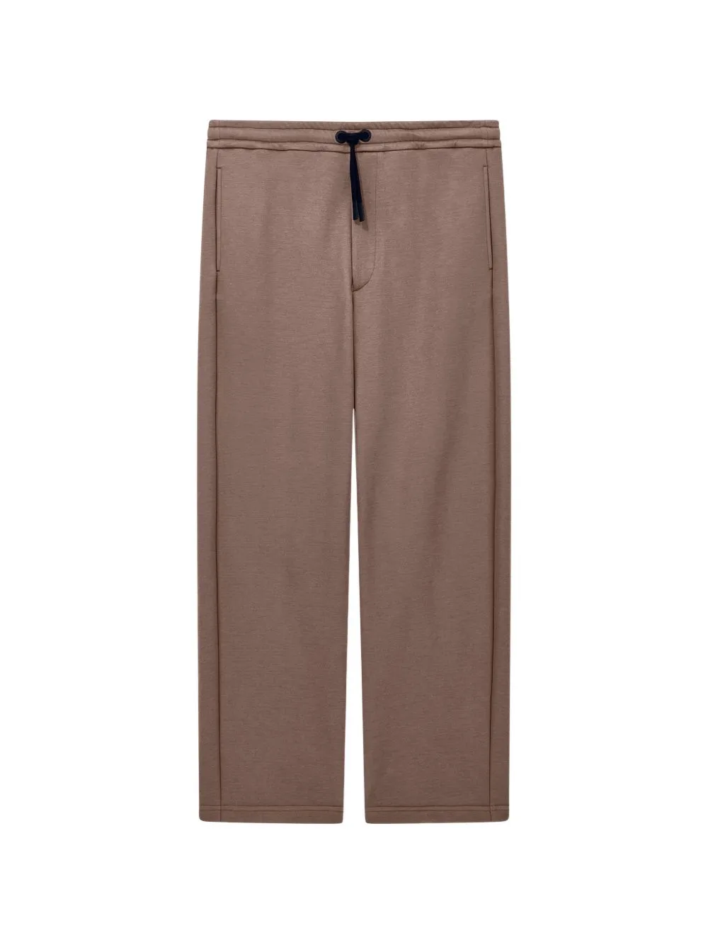 Drawstring Logo-Patch Trousers by Giorgio Armani