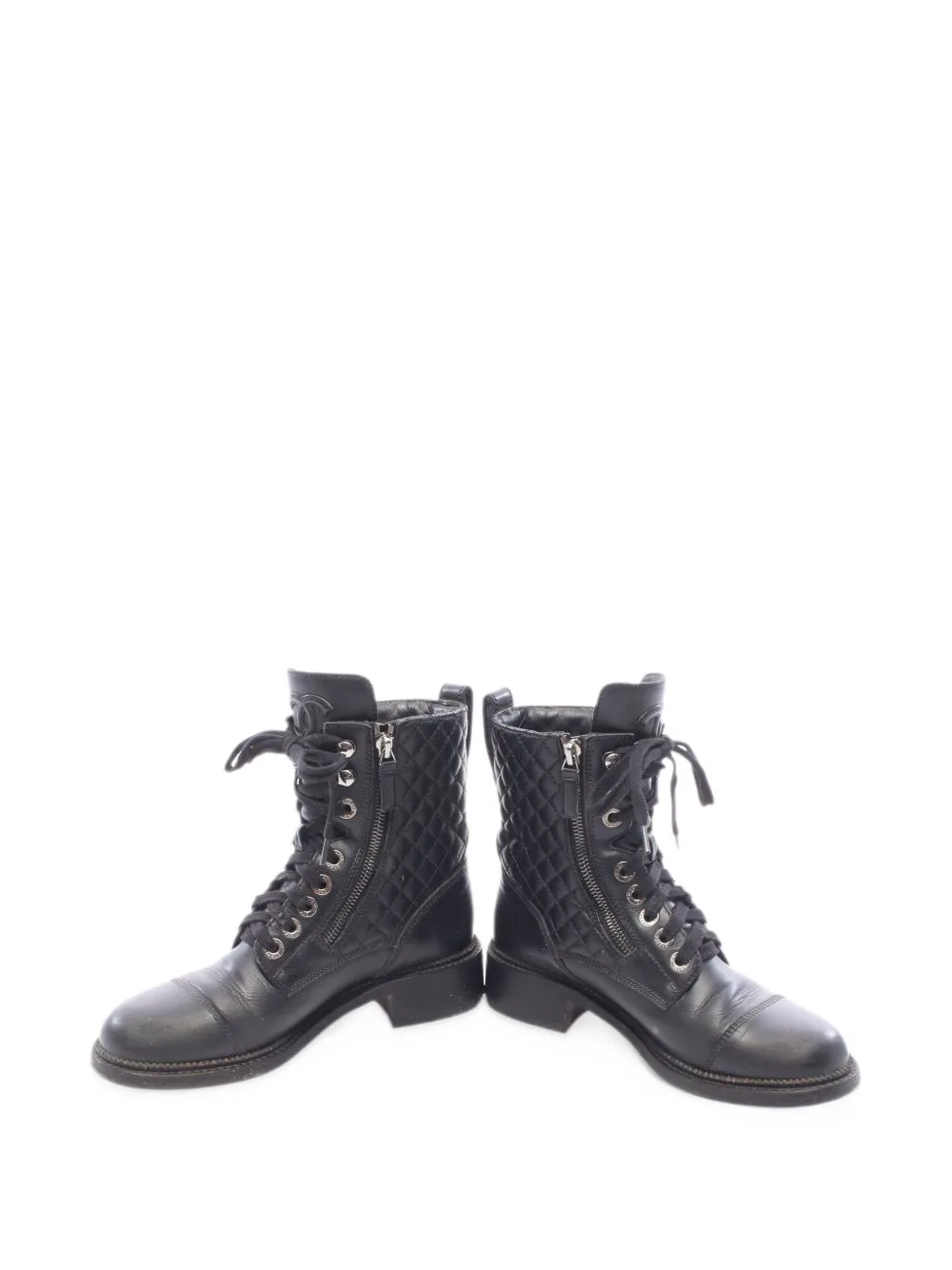 1986-1988 Matelassé Leather Boots by CHANEL Pre-Owned