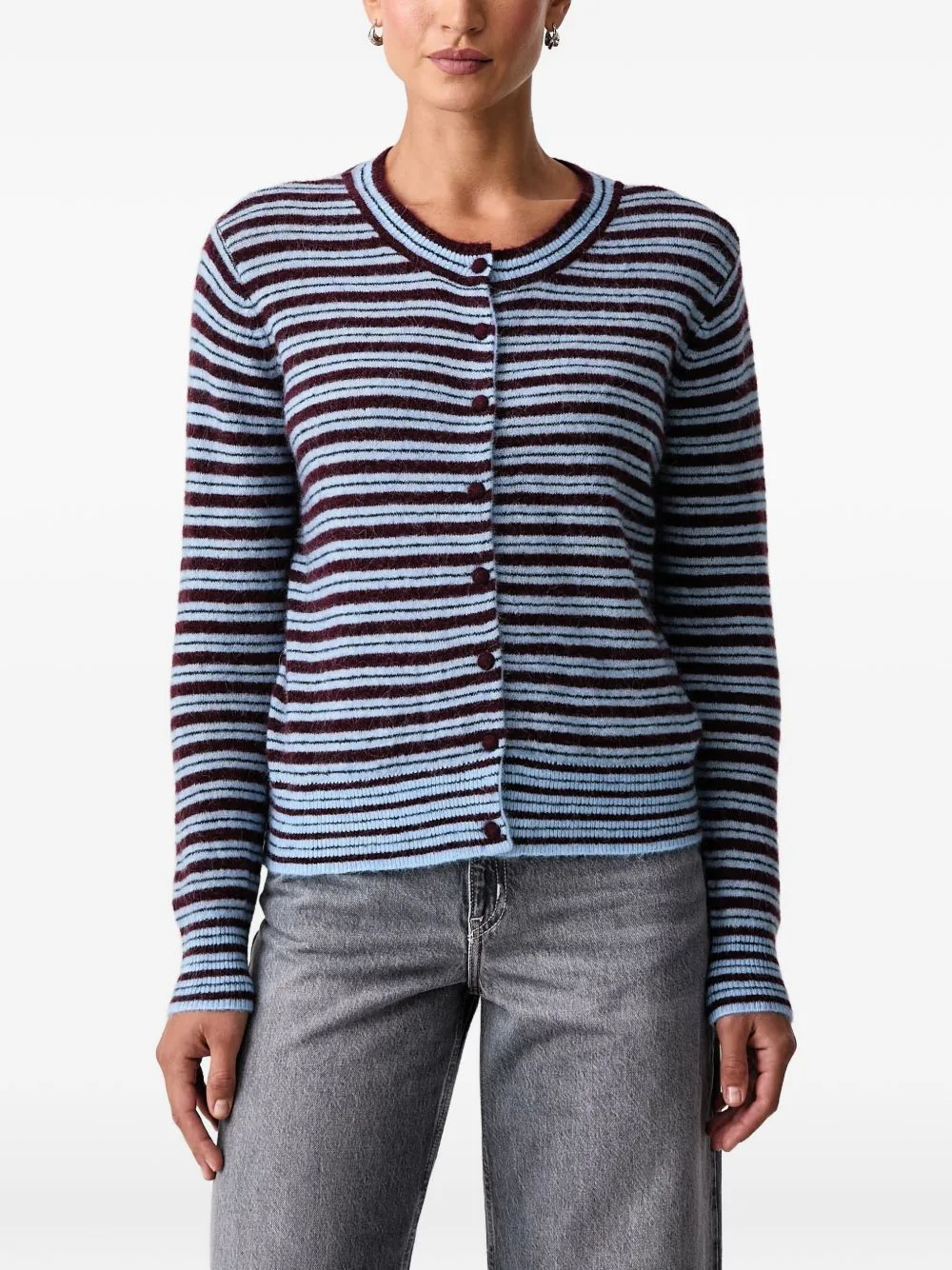 MMMilvi Striped Cardigan by Mos Mosh