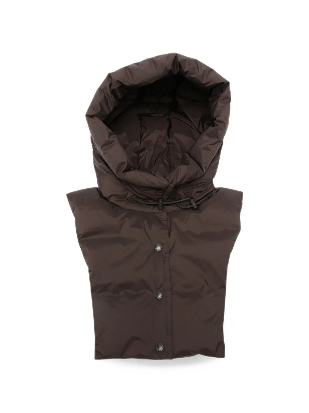 Padded Drawstring Hoodie by Yves Salomon