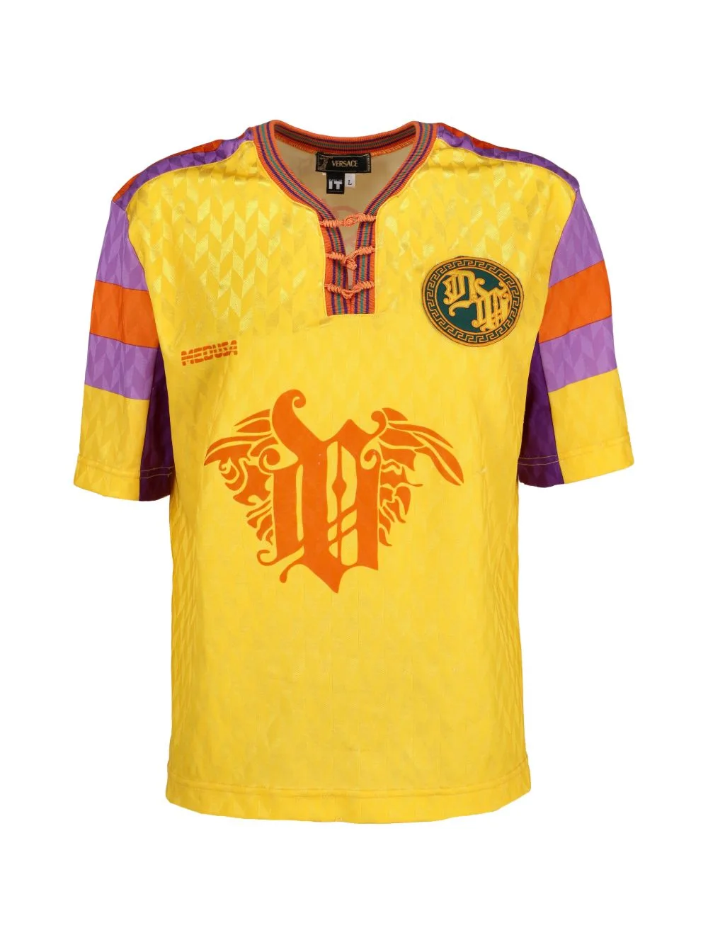 Lace-Up Medusa T-Shirt by Versace Pre-Owned