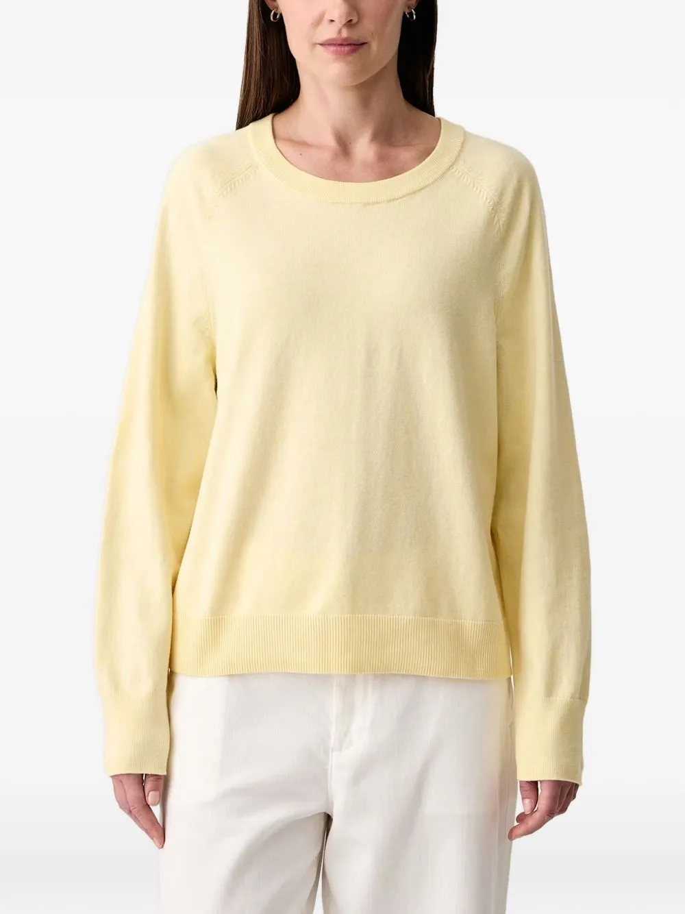 Long-Sleeve Round-Neck Sweater by Marc O'Polo