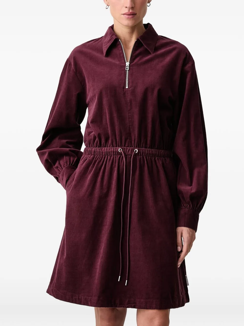 Drawstring-Waist Mini Dress by Marc O'Polo