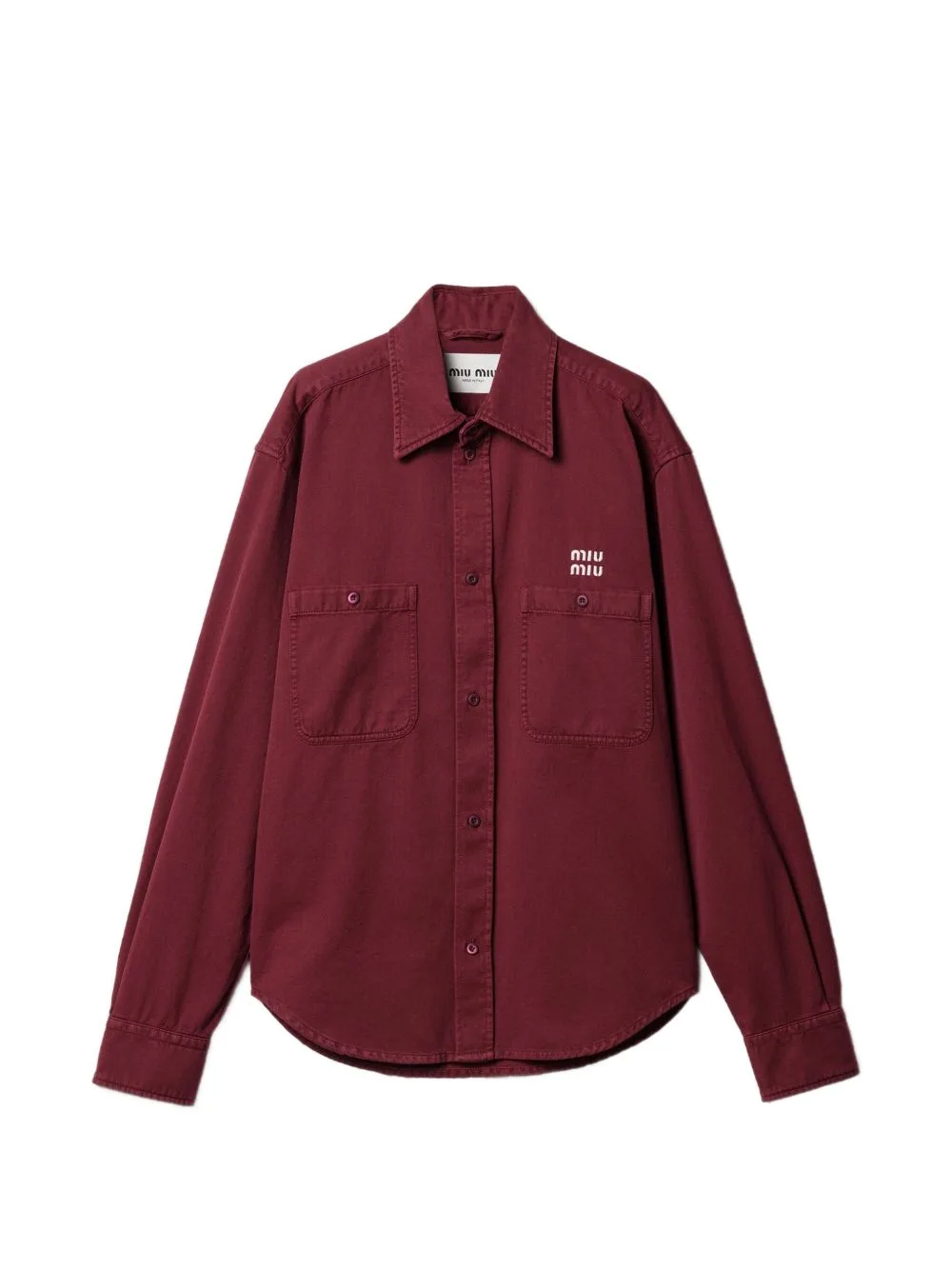 Light Denim Shirt by Miu Miu