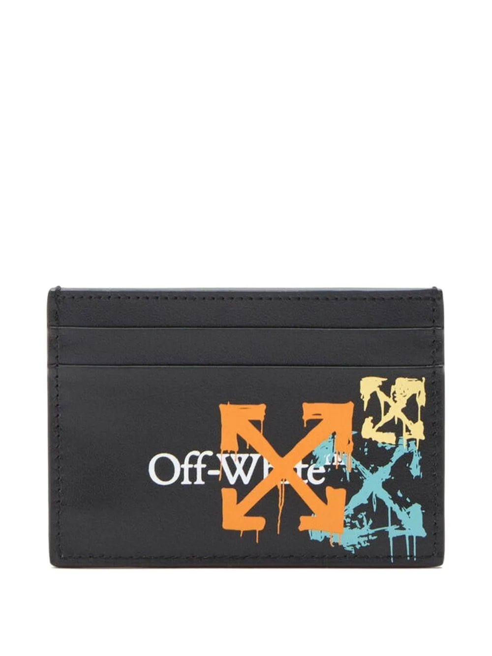 Bookish Spray Arrow Card Case by Off-White