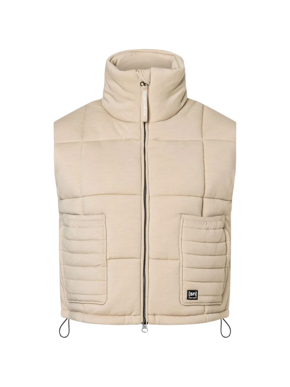Quilted High-Neck Gilet by super.natural