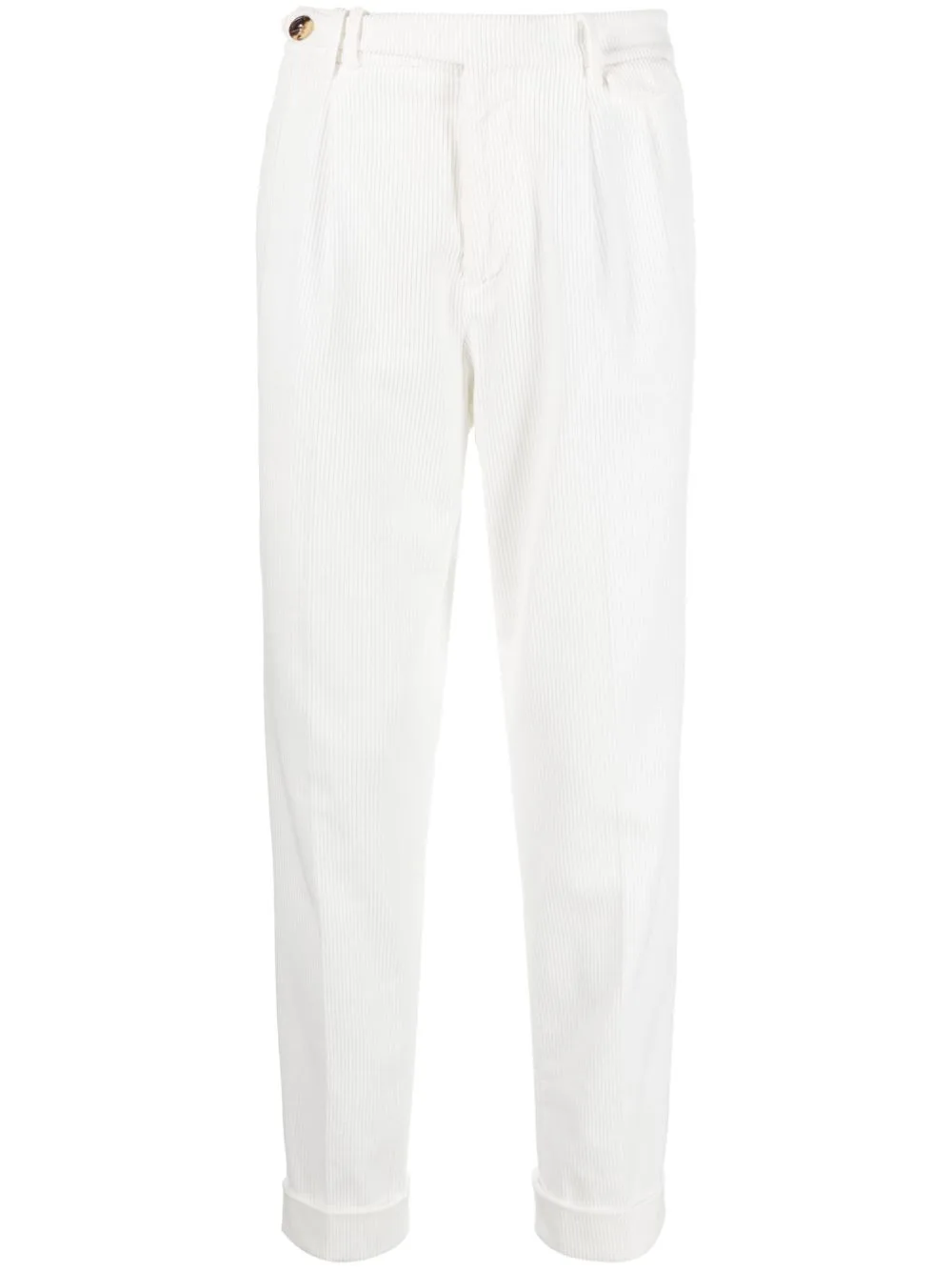 Corduroy Straight-Leg Trousers by Brunello Cucinelli