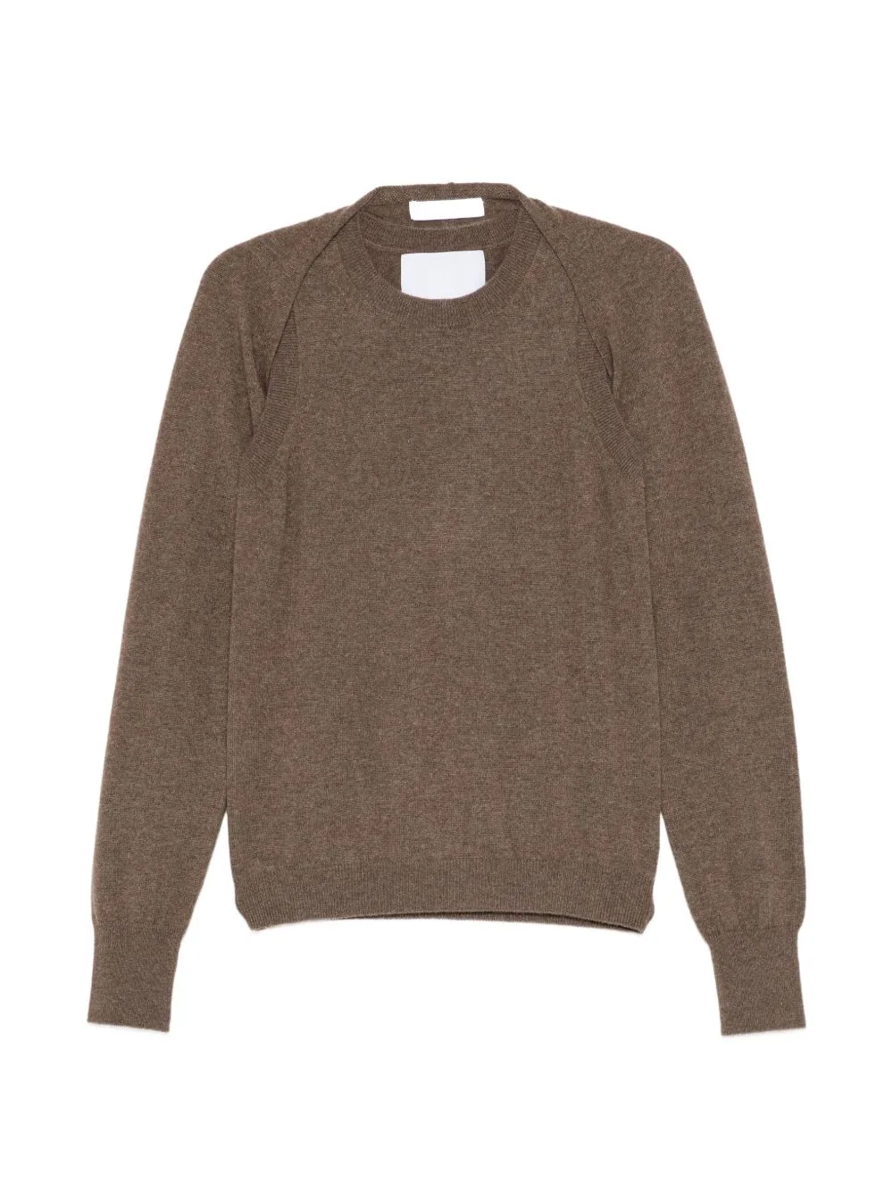 Panelled Crew-Neck Sweater