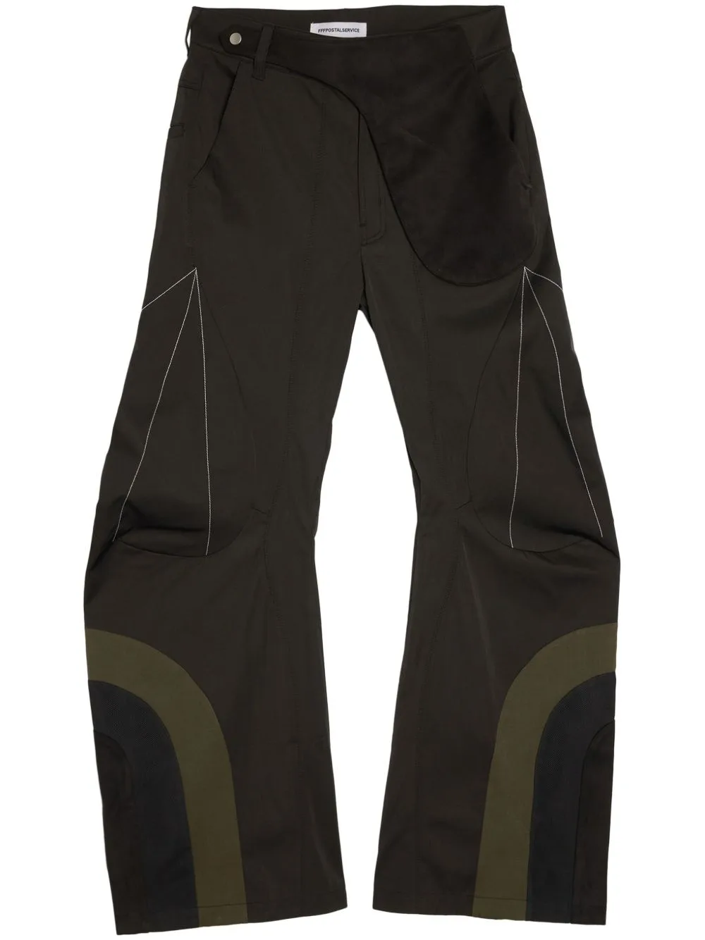 Articulated Waist Bag Trousers by FFFPOSTALSERVICE